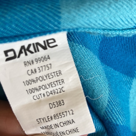 Dakine Pearl Snap Plaid Button Down Shirt - Picture 10 of 11